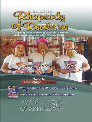 cover image of Rhapsody of Realities August 2013 Edition